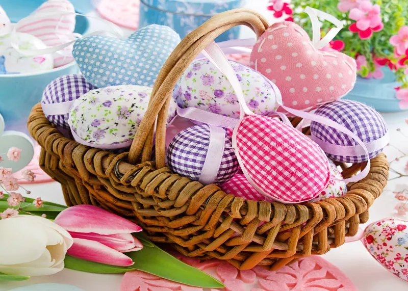 Easter Decoration, Easter eggs, 4K