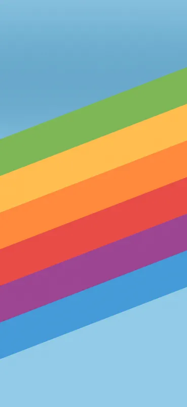 iOS 16, Stripes, Colorful