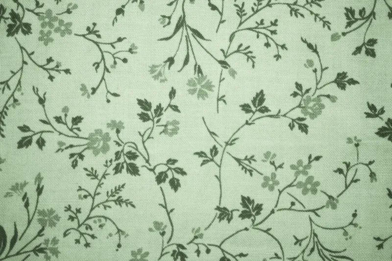 Sage green background, Floral Background, Fabric, Texture, HD