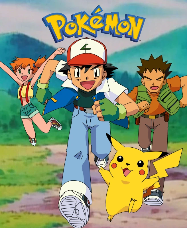 Pokemon HD, Ash Ketchum, Pikachu, Brock, Misty