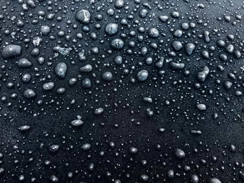 Monochrome water droplets wallpaper, Dark texture, Rain drops