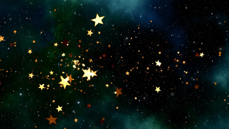 Stars 5K wallpaper, Deep space, Golden stars, 5K, Cosmos