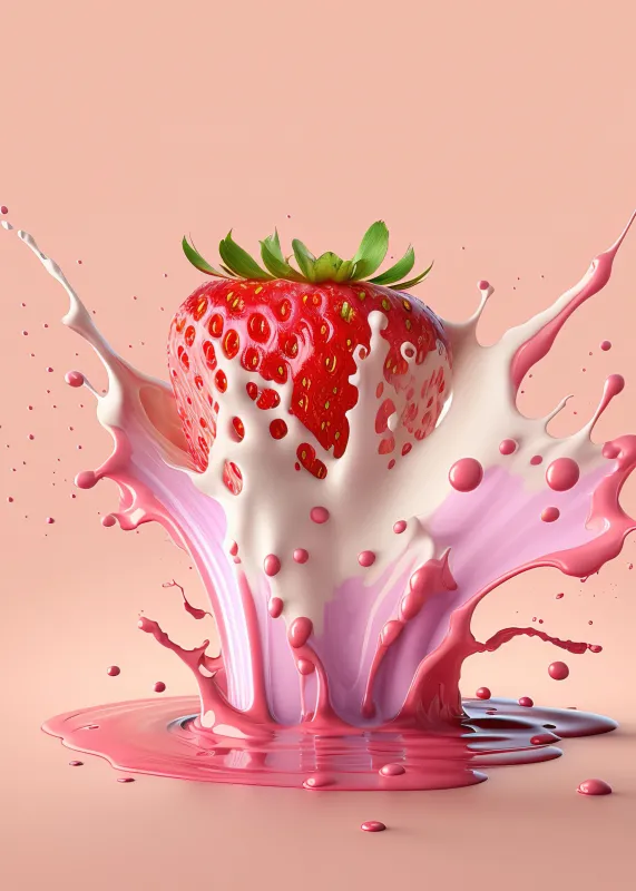 Strawberry iPhone background