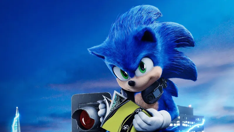 Sonic the Hedgehog 4K, Movie wallpaper
