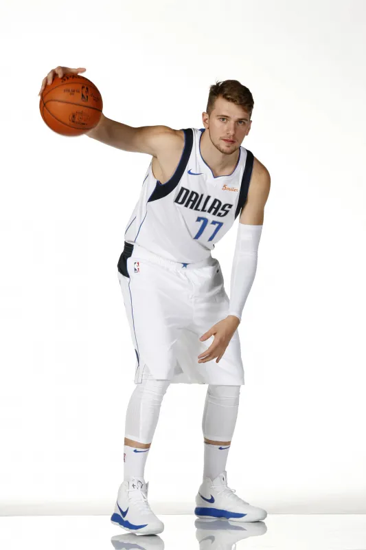 Luka Doncic Phone Wallpaper HD, White background