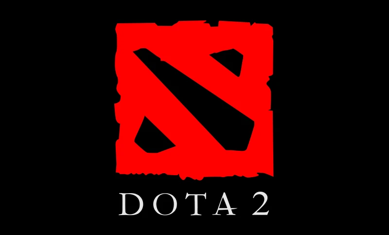 Dota 2 logo, 4K wallpaper, 5K, Black background