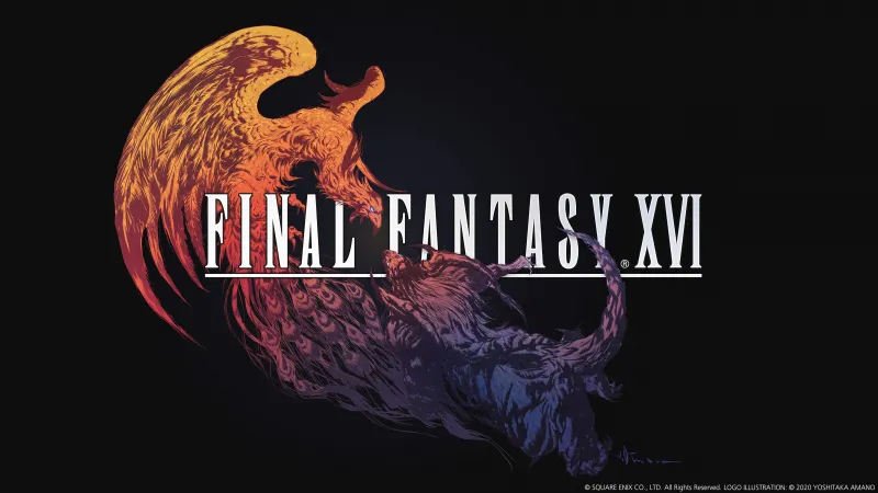 Final Fantasy XVI Wallpaper, Final Fantasy 16 4K Logo