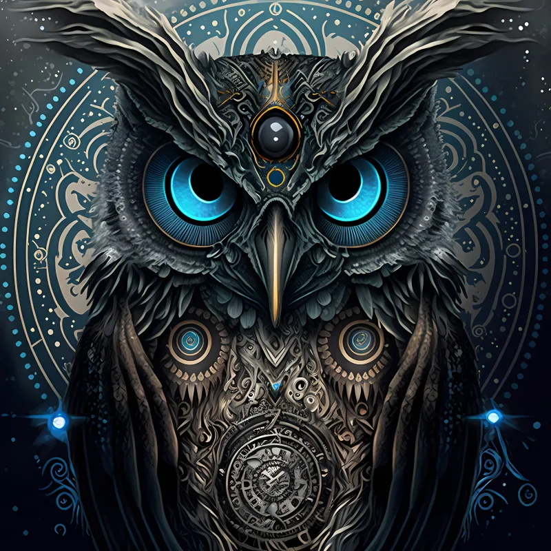 Owl, AI Wallpaper