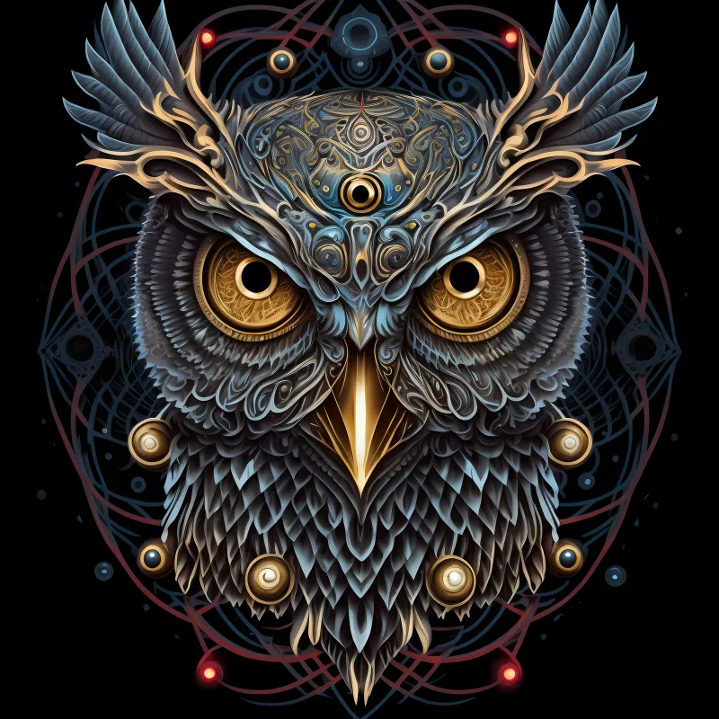 Owl AI Wallpaper