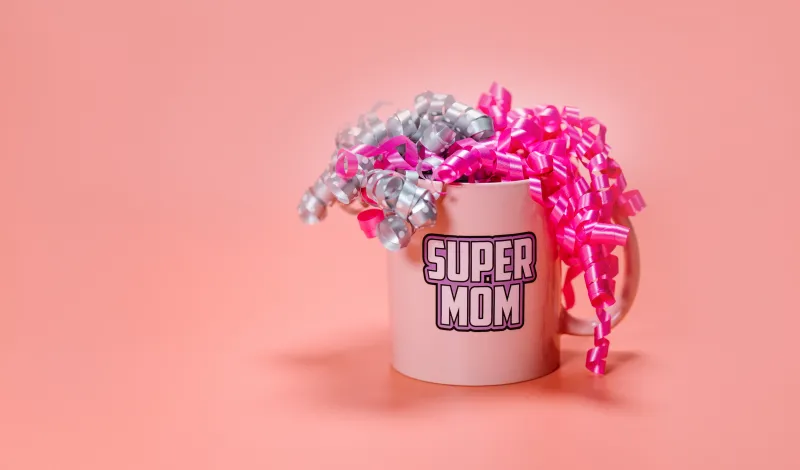 Super MOM, Mother's Day special, Pastel pink, 5K