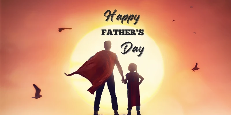 Happy Father's Day, Father and Daughter, Superheroes, 5K wallpaper
