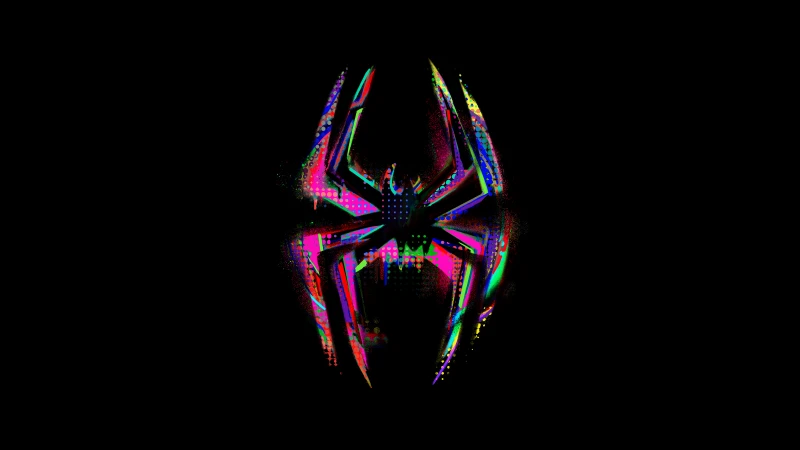 Spider-Man: Across the Spider-Verse, Cover Art, 5K, 8K, Black background