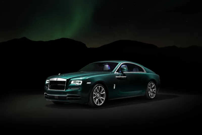 Rolls-Royce Wraith Aurora Borealis, 2023, 5K, 8K