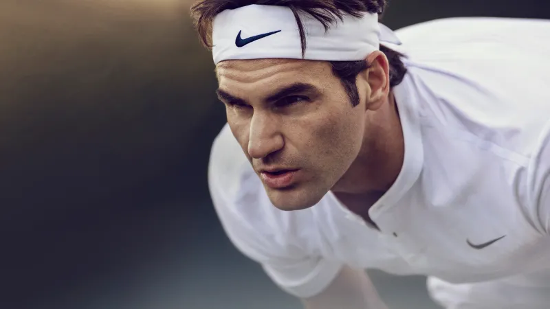 Roger Federer 8K Wallpaper, Swiss tennis player