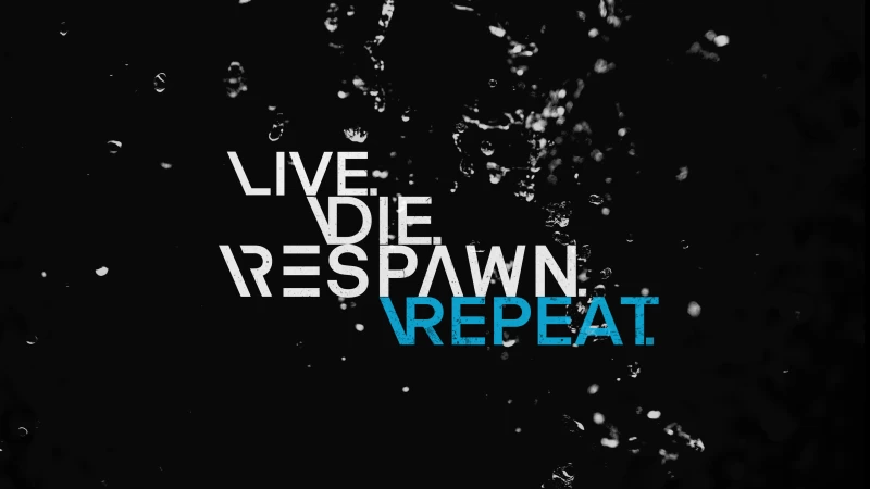 Live Die Respawn Repeat, 4K wallpaper, Gamer quotes