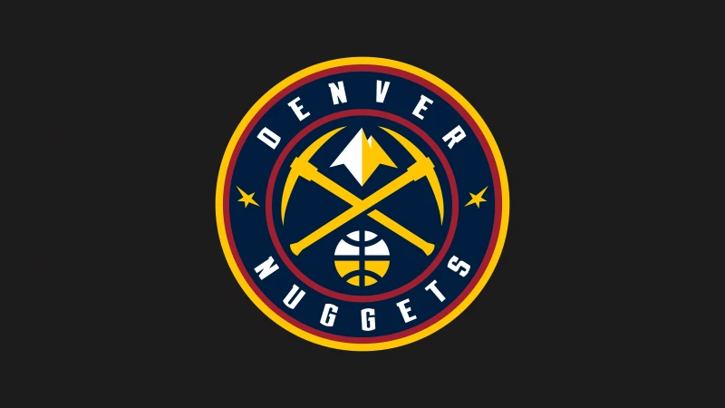 Denver Nuggets Logo 5K wallpaper