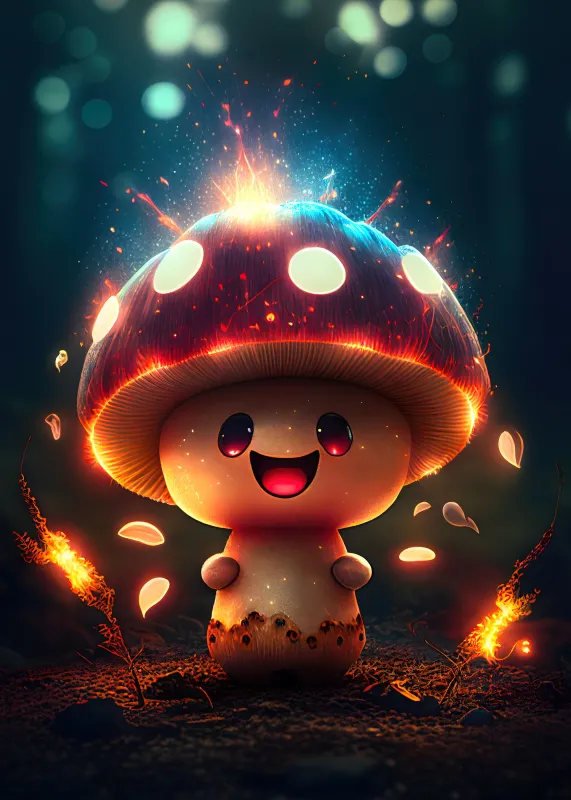 Cute Mushroom wallpaper for Phone