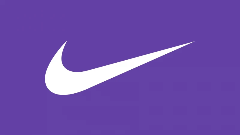 Nike, Purple background, 5K, 8K