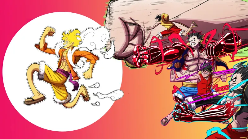 Sun God Nika 4K wallpaper, Luffy, One Piece