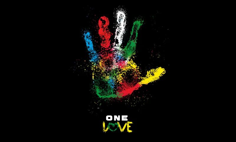 Bob Marley, One Love, 10K, Musical, 5K, 8K, Black background, AMOLED