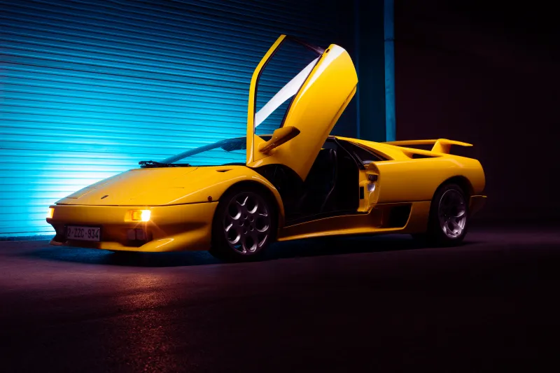 Lamborghini Diablo, Sports car, 5K