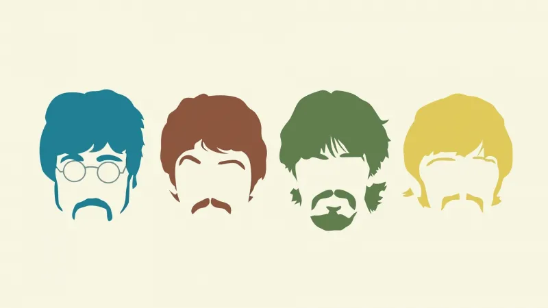 The Beatles Minimalist wallpaper