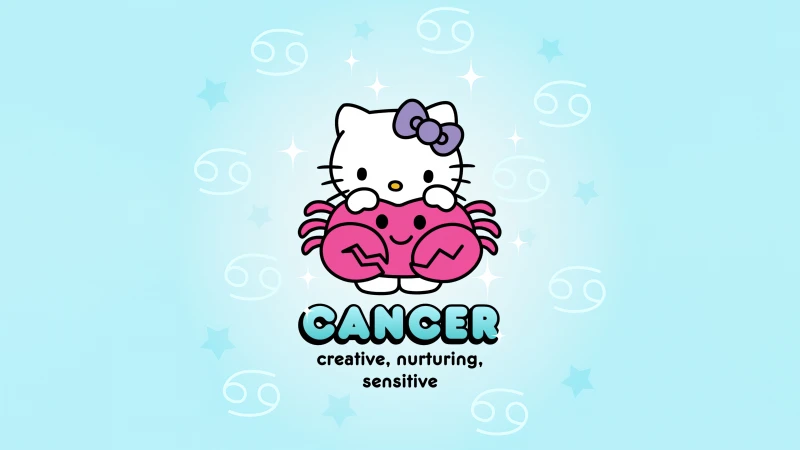 Cancer, Hello Kitty, Zodiac sign, Creative