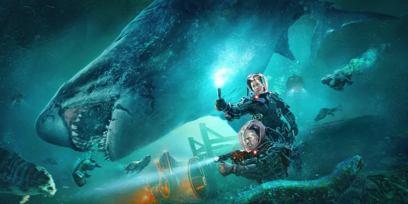 Meg 2: The Trench IMAX poster, 5K wallpaper