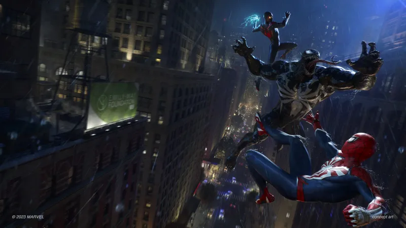 Marvel's Spider-Man 2, Venom, Miles Morales, Spider-Man, PlayStation 5