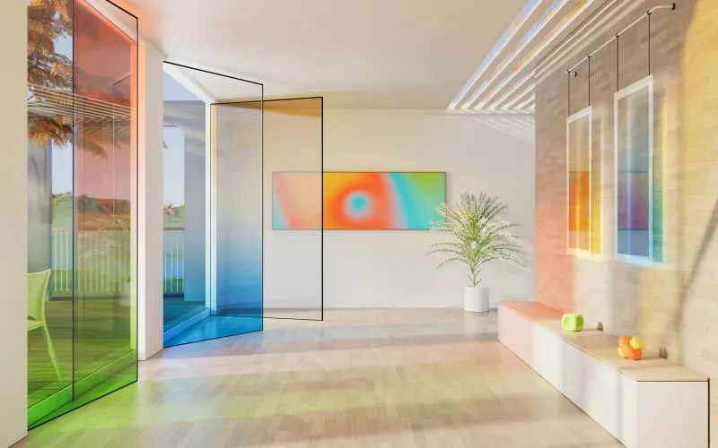 Aesthetic interior, Contemporary, Modern, Colorful