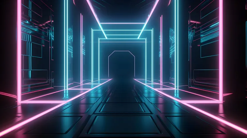 Cyberpunk, Neon Lights, 5K, AI art