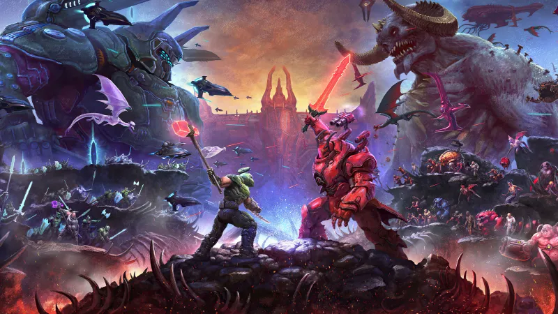 Doom Eternal: The Ancient Gods 4K Wallpaper