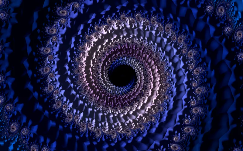 Spiral fractal wallpaper 4K