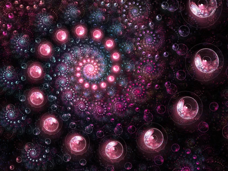 Aesthetic fractal wallpaper