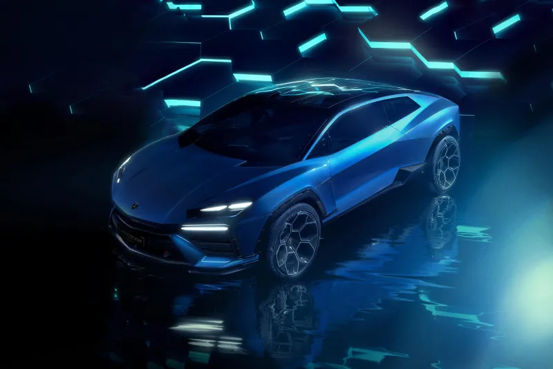 Lamborghini Lanzador Concept, 4k background
