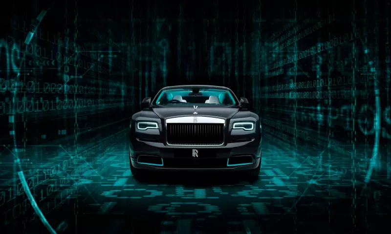 Rolls-Royce Wraith Kryptos Collection, 2020, 5K, 8K, Dark background