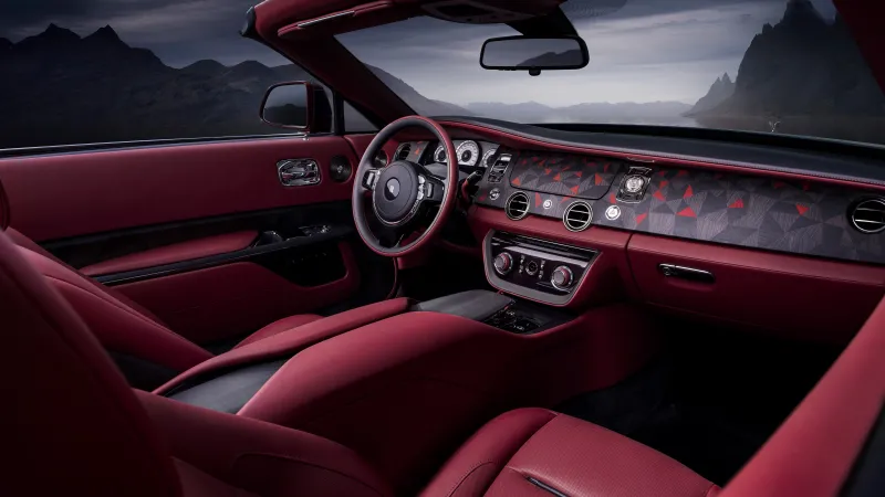 Rolls-Royce La Rose Noire Droptail Interior, 5K wallpaper