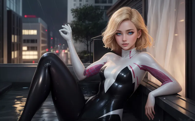 Spider-Gwen, AI art, Marvel Superheroes