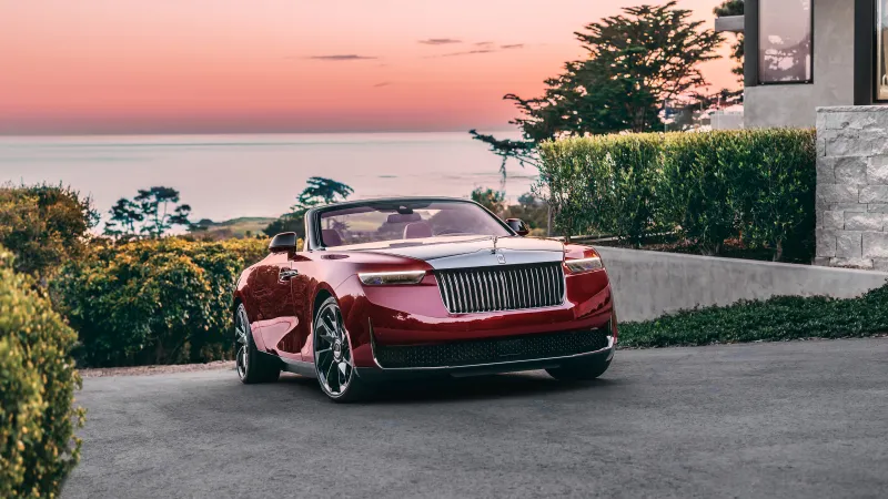 Rolls-Royce La Rose Noire Droptail, World's Expensive Cars, 2024, 5K, 8K