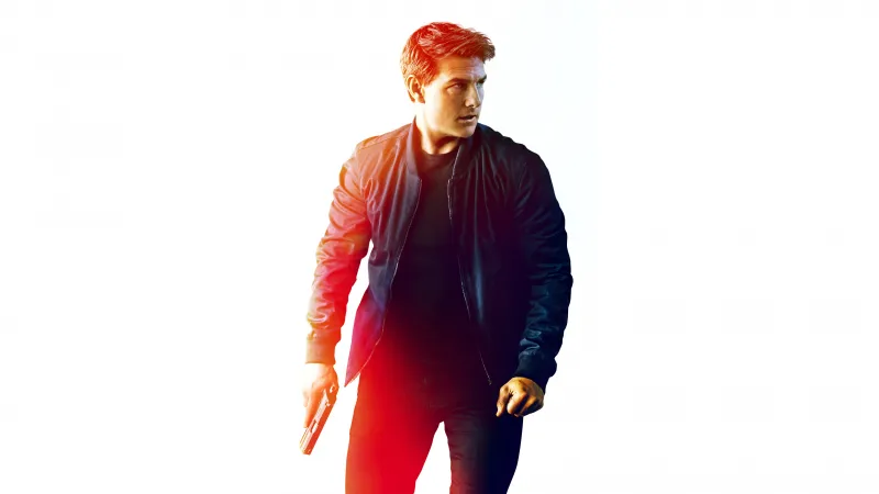 Tom Cruise in Mission Impossible, 8K wallpaper