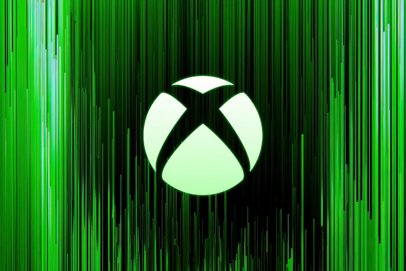 Xbox, Logo, Green abstract, Green aesthetic, 5K