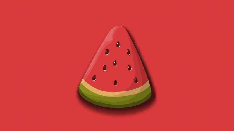 Watermelon Minimalist, 4K wallpaper