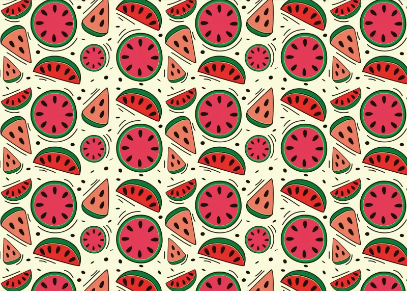 Watermelon Illustration 4K
