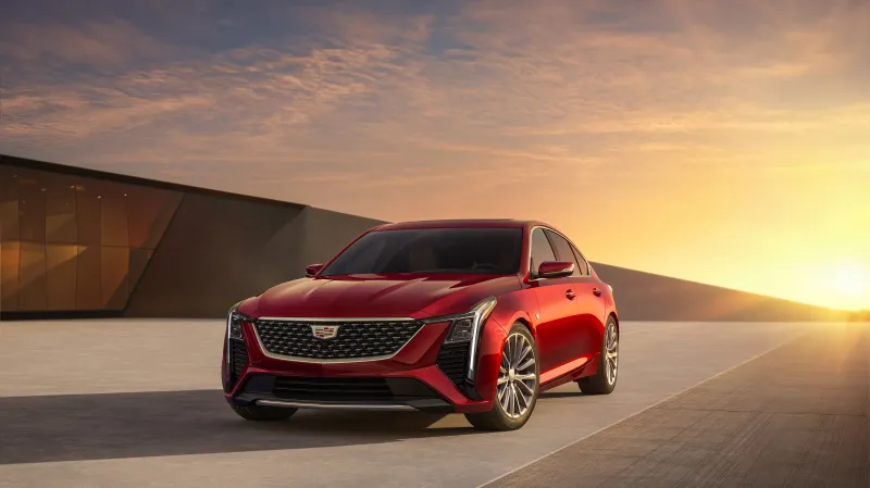 Cadillac CT5 4K Wallpaper, Luxury Sedan, 2025