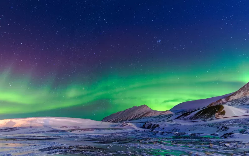 Northern Lights, Aurora Borealis, Winter, Norway, 5K