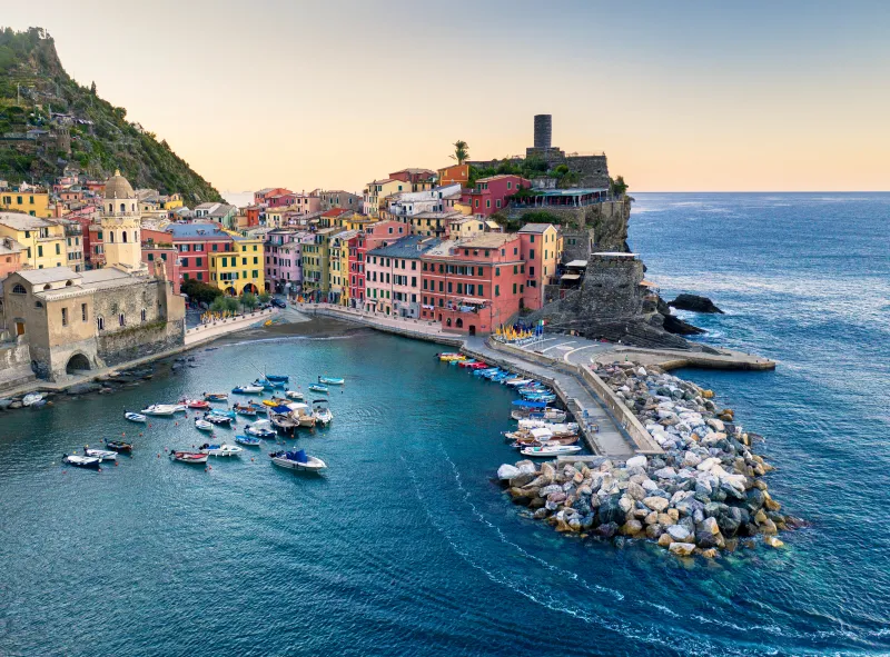 Vernazza, Cinque Terre, Italy Scenic Tourist attraction