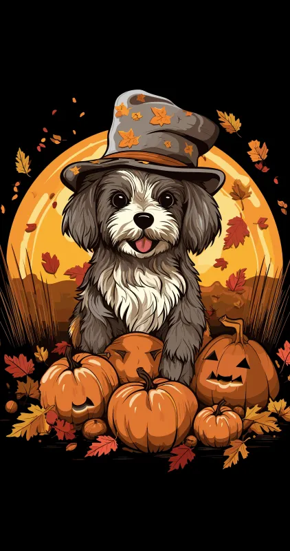 Cute Halloween iPhone wallpaper
