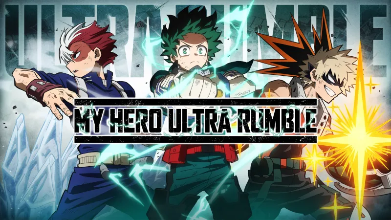 My Hero Ultra Rumble, Izuku Midoriya, Katsuki Bakugo, Shoto Todoroki, 4K wallpaper