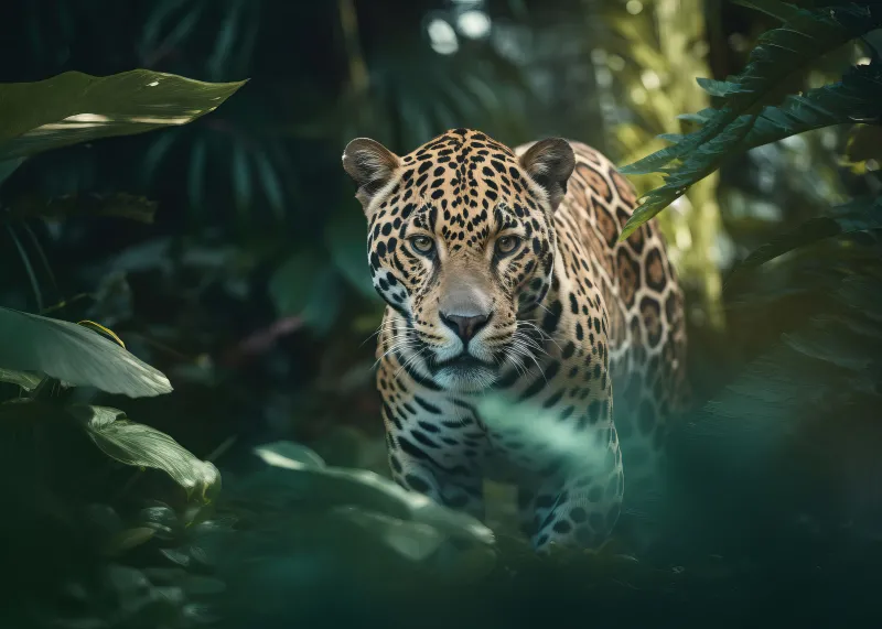 Jaguar animal, 4K wallpaper