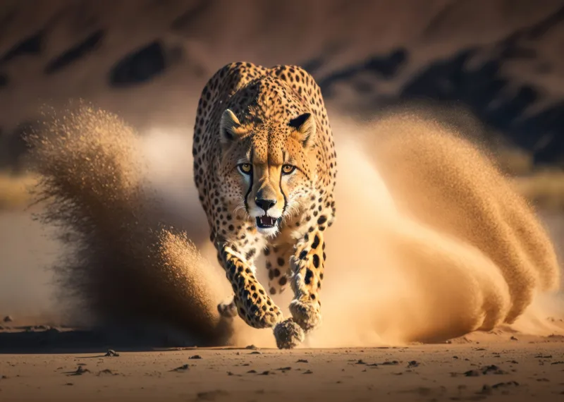 Cheetah, 4k background